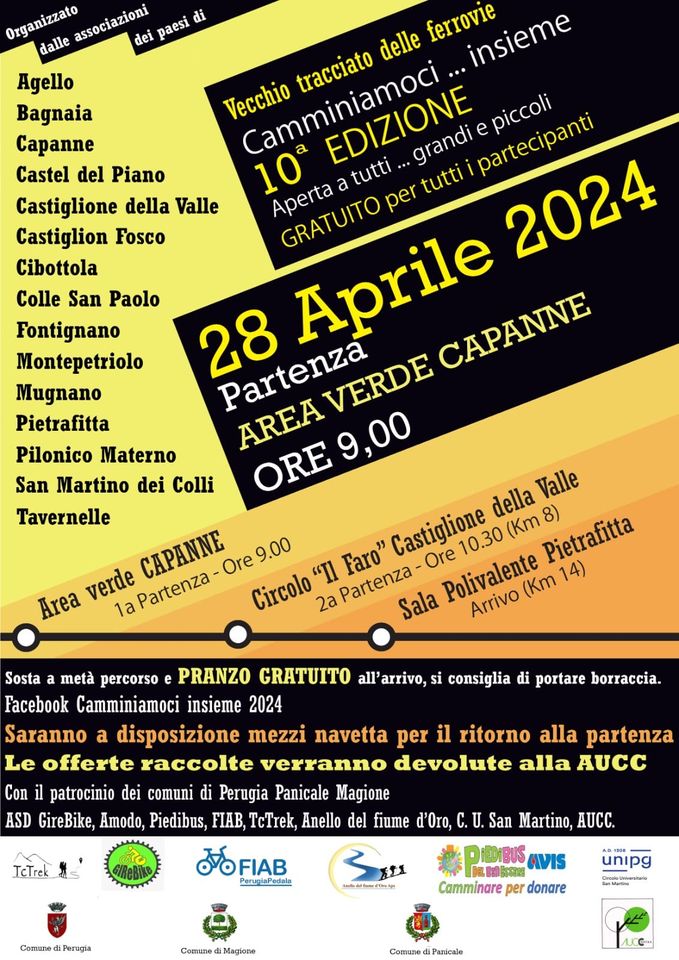 Pedaliamoci insieme... domenica 28/04